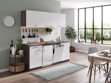 Cucina angolo cottura cucina singola rovere York bianco oliver 195 cm Respkta