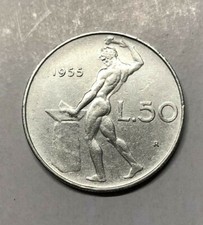 ITALIA REPUBBLICA 50 LIRE 1955