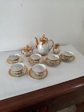 Set tazzine ave bavaria vintage 6 tazzine piu accessori bordo oro come foto