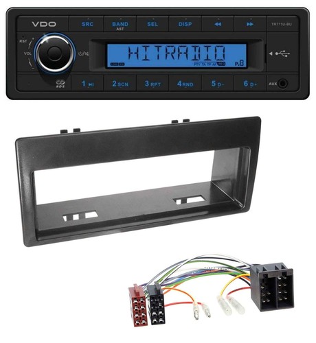 Autoradio usb vdo aux - 1din, mp3