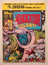 VENDICATORI GIGANTE N. 8 CON BOLLINO EDITORIALE CORNO - NO RESA - QUASI EDICOLA