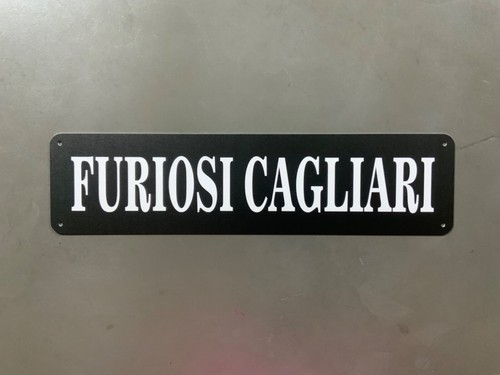 Targa metallo furiosi - metallo,