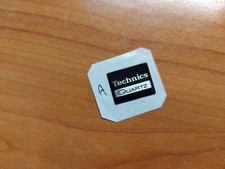 TECHNICS QUARTZ GIRADISCHI TARGA LOGO MARCHIO CAPPA COPERCHIO TARGHETTA A
