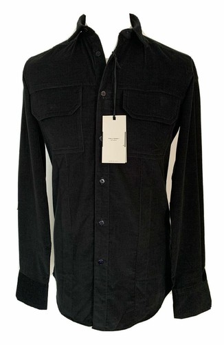 Camicia slim fit velluto a - in,