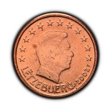 Luxembourg 2002 euro cent - 1,