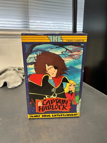 Captain harlock vhs - harlock, (vhs