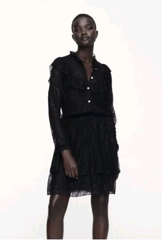 Zara nuovo abito donna pizzo - nuovo,