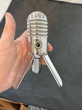 Samson Meteor Mic Microfono USB da Studio con Supporto Treppiede Pieghevole Finitura Cromata