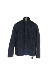 Giacca Autunnale Mezza Stagione double face Col. blu BARK Veste S Made in Italy