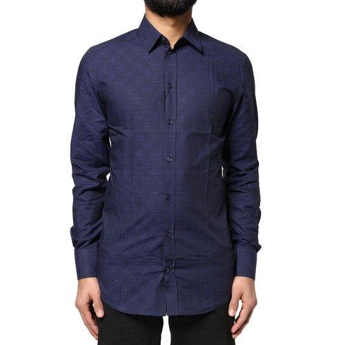 Dolce gabbana camicia blu - gabbana,