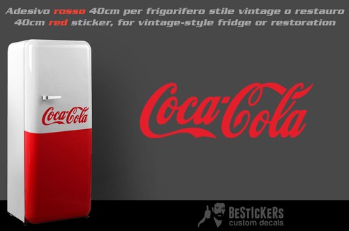 Adesivo coca cola rosso - cola, 40cm