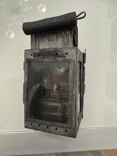 Lanterna carburo ferroviaria - lanterna, a
