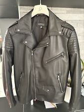 Gotelli Giubbotto Fatto A ManoChiodo Biker In  Vera Pelle Uomo Tg 48, Leggi.