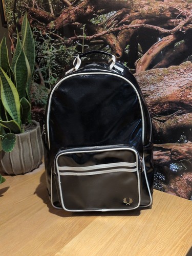 Zaino borsa fred perry nero - zaino,