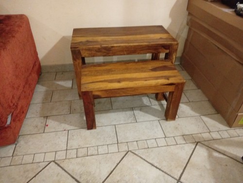 Tavolini legno vintage - legno,