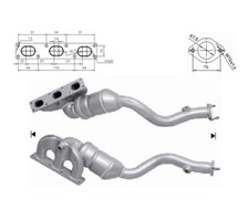 Catalizzatore per bmw 5i - bmw, 2.5i