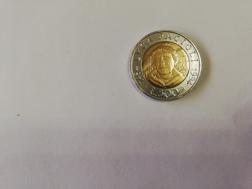 Repubblica italiana 500 lire - italiana,