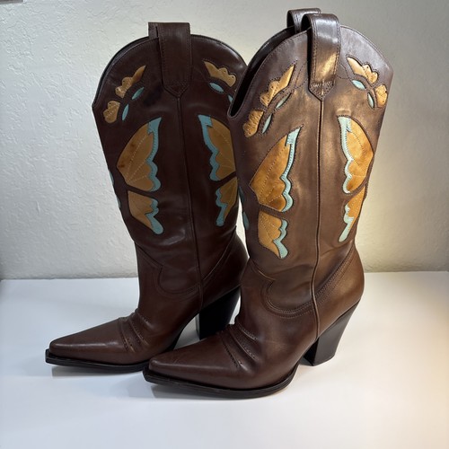 Stivali cowboy vintage y2k - stivali,