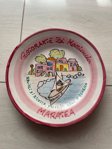 Piatto ceramica solimene - ceramica,