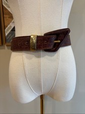 Cintura vintage in pelle