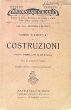 NOZIONI ELEMENTARI DI COSTRUZIONI. PARTE PRIMA (PER LA III CLASSE) BROSSURA