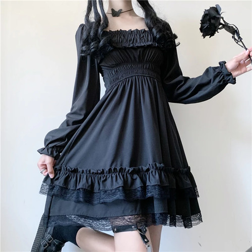 Abito donna sexy gotico - , nero