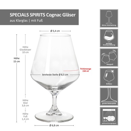 Specials spirits cognac - 6x,