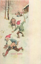 Dwarfs stolen sweets luck pigs