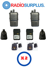 2 x Motorola DP3441E Radio VHF