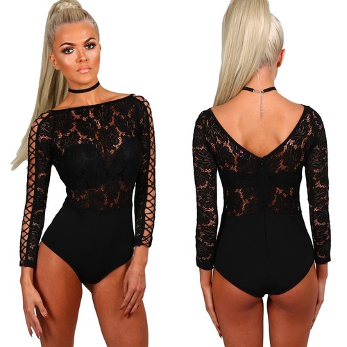Body camicia maglia - , ricamo