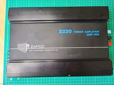 Zapco Z220 Old School Made In USA Amplifier - Rare - Full HQ Recap