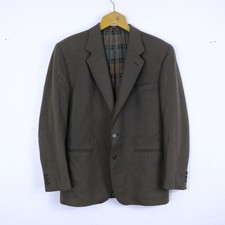 Cacharel Giacca Uomo Taglia 48 Lana Marrone Classica Elegante Comodo Invernale