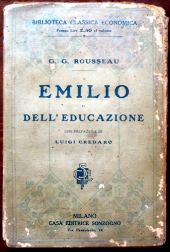 Emilio dell educazione - emilio, dell'educazione,g.g