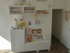 parete attrezzata usata Modello Ikea Besta In Ottime Condizioni 