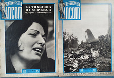 TORINO TORO TRAGEDIA SUPERGA CALCIO LA SETTIMANA INCOM 19 20 1949 LOTTO 2 NUMERI