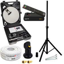 Campeggio impianto satellitare