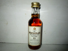miniature mignon whisky MACALLAN 12  years old SINGLE MALT
