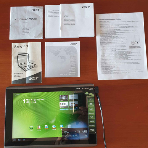 Acer iconia tab a500 - acer,