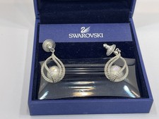 Orecchini Swarovski 3,5 cm +
