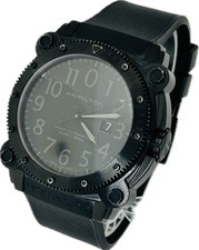 Orologio Uomo Hamilton Khaki Below Zero H785850 Automatico Nero Ottimo A4257