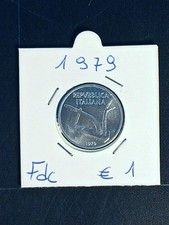 MONETA   REPUBBLICA ITALIANA  10 LIRE 1979 FIOR DI CONIO VEDI FOTO LEGGI NOTE