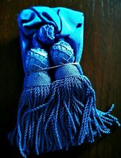 Fascia sciarpa azzurra da Ufficiale divisa alta uniforme esercito italiano NUOVA