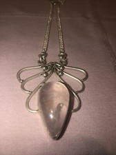 Collana In Argento E Quarzo
