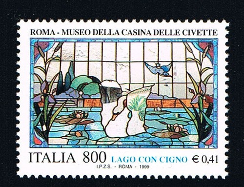 Italia francobollo - italia, un