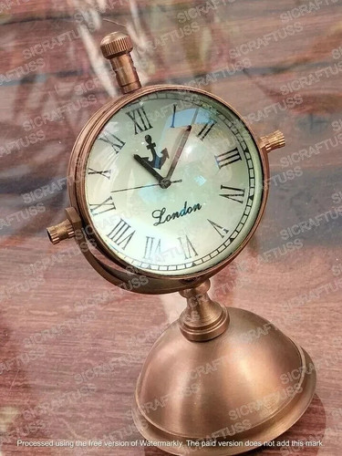 Orologio tavolo ottone - da, in