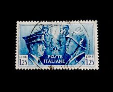 FRANCOBOLLO MUSSOLINI HITLER ALLEANZA ITALO TEDESCA 1941 REGNO ITALIA @ BELLO @