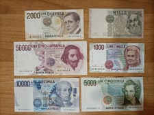 50000  10000 5000 1000 Lire