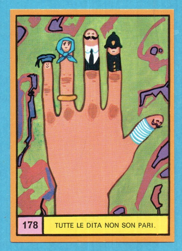Proverbi edis 1969 figurina - proverbi-edis, 1969-figurina