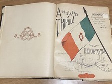 Antico Libro Volume spartito musicale 32 Spartiti Musica Antique Music Sheets