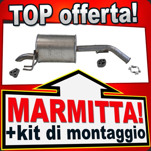 Silenziatore posteriore per